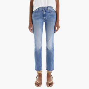 Mother Mid-Rise Dazzler Ankle in We The Animals wash size 28